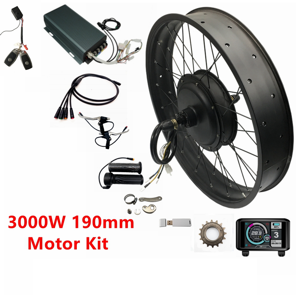 Ebike Conversion Kit 72V 3000W - طقم تحويل الدراجة الكهربائية NBP 20/24/26x4.0