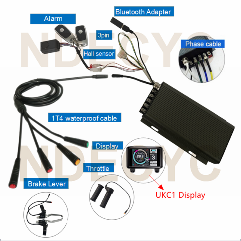 طقم تحويل الدراجة الكهربائية N - مراجعة Ebike Conversion Kit 72V 3000W وسعره