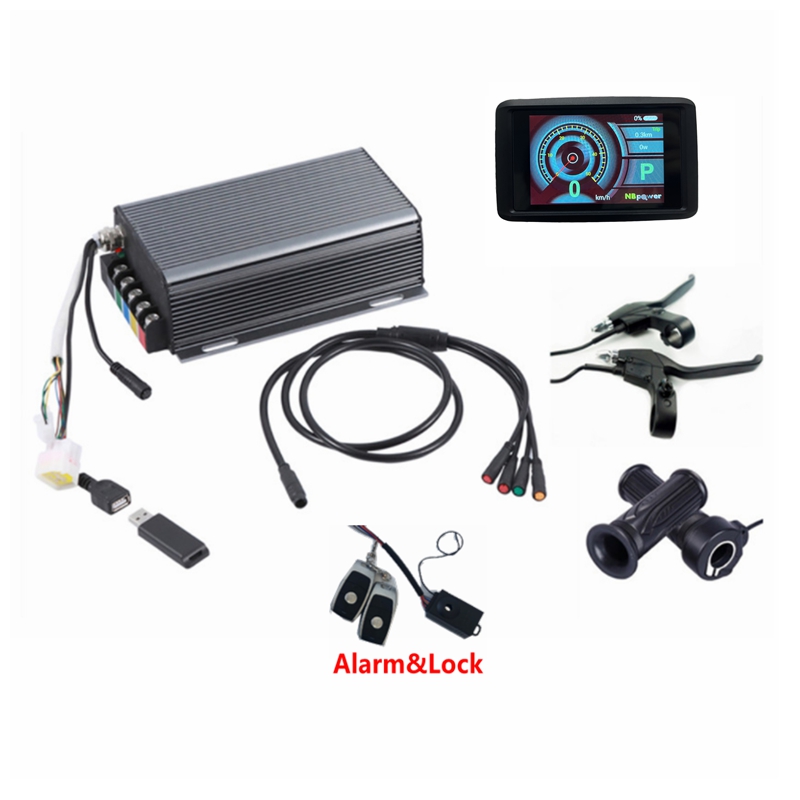 وحدة تحكم قابلة للبرمجة من Sab - مراجعة 72V 5000W Hub Motor Kit وسعره