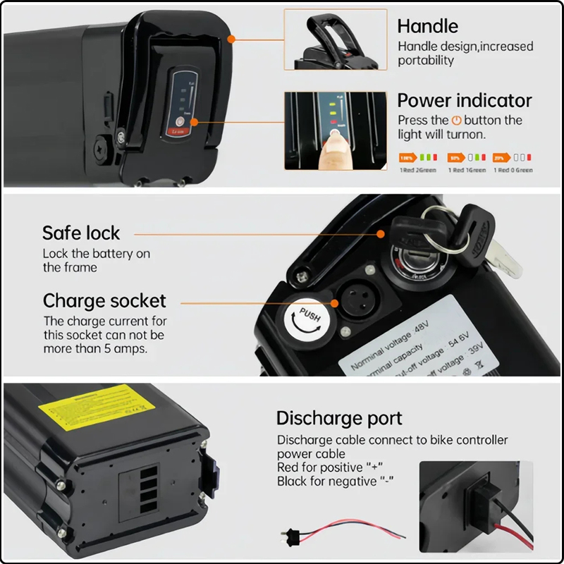 بطارية دراجة كهربائية 36 فولت  - مراجعة Electric Bicycle Battery 72V 30Ah وسعره