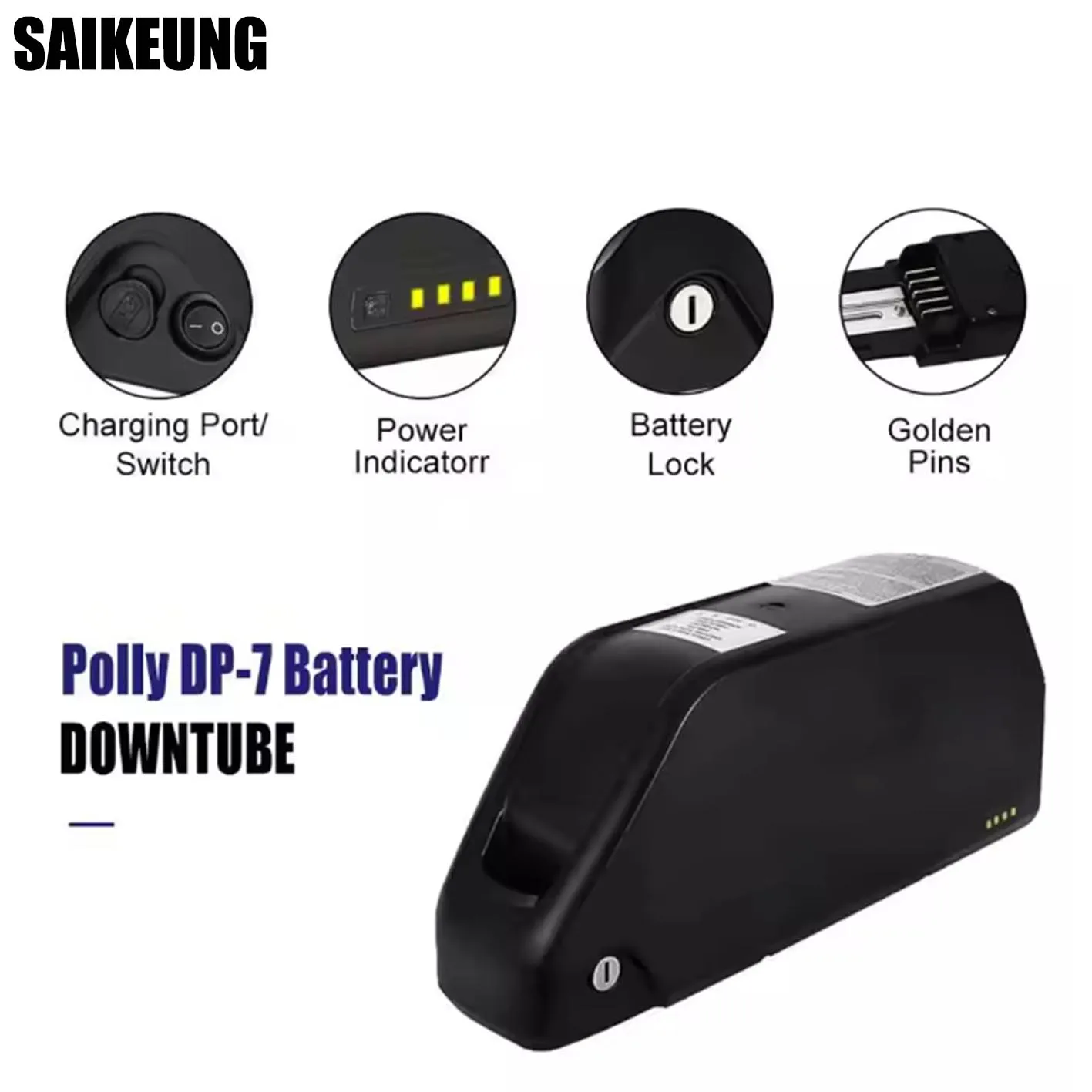 بطارية دراجة كهربائية Downtube - مراجعة Electric Bicycle Battery 72V 30Ah وسعره