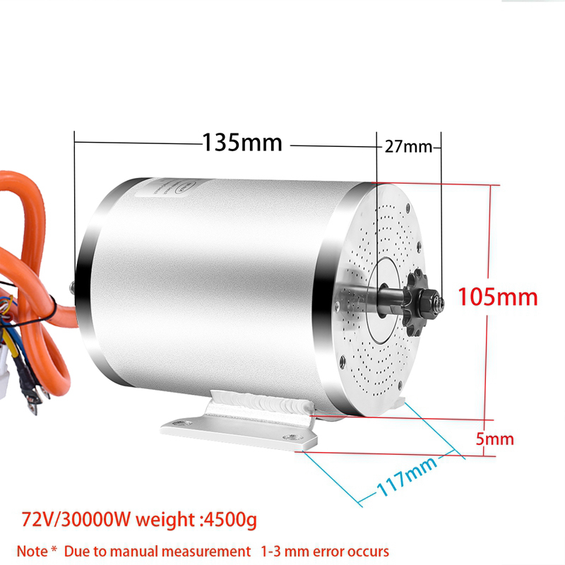 48 فولت 72 فولت 3000 واط 2000  - مراجعة Ebike Conversion Kit 72V 3000W وسعره